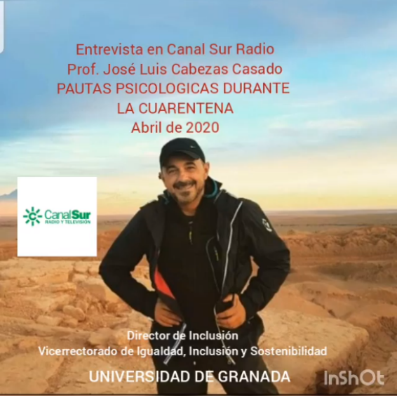 Cartel entrevista Canal Sur Radio